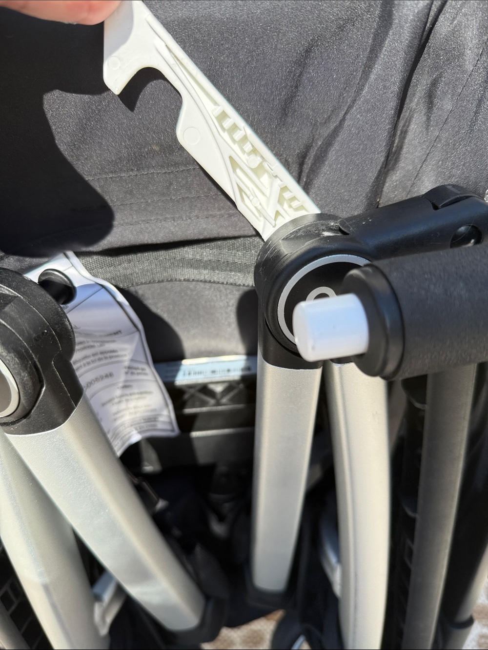GB Pockit+ All City Compact Foldable Stroller Frame in Black and Silver - Picture 2 of 14